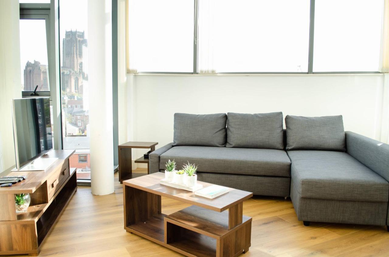 Penthouse In Liverpool City Centre - Free Parking - Balcony - By Happy Days Ngoại thất bức ảnh